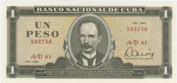 Cuba 1 Peso 1985 Neuf