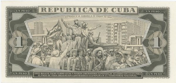 Cuba 1 Peso 1985 Neuf – Image 2