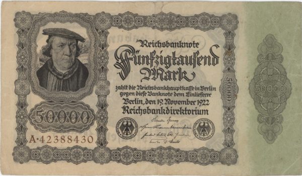 Germany Reichsbanknote 50000 Mark 1922