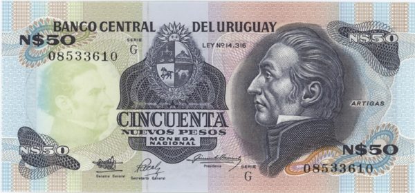 Uruguay 50 Nuevos Pesos ND (1979-89) Neuf