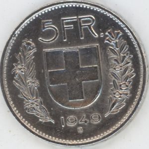 5 Francs 1949 (ss+)