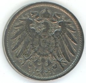 Germany Empire 10 Pfennig 1900 A Wilhelm II (ss)