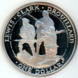 USA Shawnee Tribal Nation Dollar 2003 1 OZ Fine Silver 999 (unz)