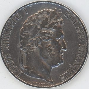 France 5 Francs 1846 BB Louis Philippe I (s-ss) en argent