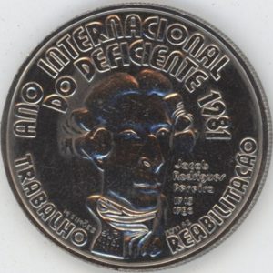 Portugal 100 Escudos 1981 Année internationale des personnes handicapées (ss-vz)