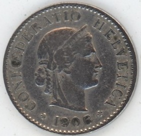 5 Centimes 1906 (s-ss)
