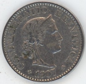 5 Centimes 1907 (ss)