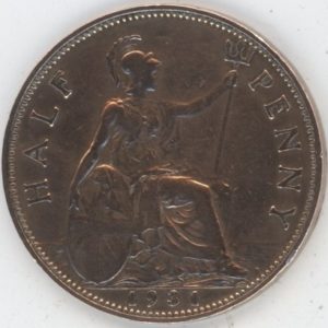 Grande-Bretagne Half Penny 1931 George V (ss)