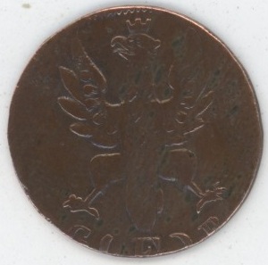 Germany Frankfurt 1 Heller 1821  (s-ss)