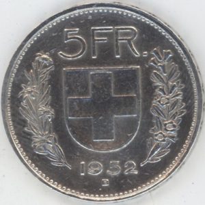 5 Francs 1952 (ss)