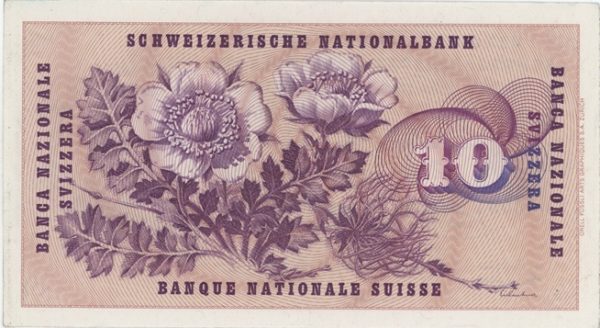 10 Francs 1956 (Gottfried Keller) presque Neuf – Image 2