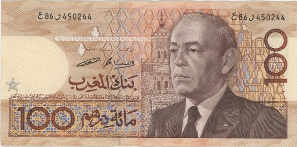 Maroc 100 Dirhams 1987