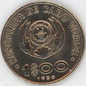 Cap-Vert 1 Escudo 1980 FAO (vz-unz)