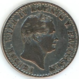 Germany Prussia 2-1/2 Groschen 1842 A Friedrich Wilhelm IV (s-ss)