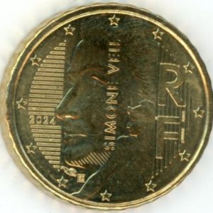 France 10 Centimes d'Euro 2024 Simone Veil (vz-unz)