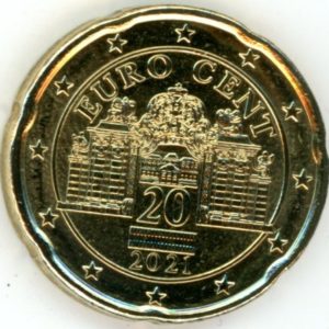 Autriche 20 Centimes d'Euro 2021 (vz-unz)