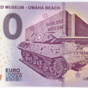 0 Euro Souvenir France Overlord Museum Omaha Beach 2019-4 Neuf