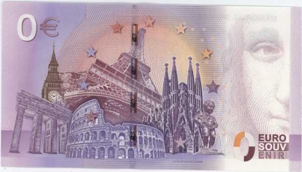 0 Euro Souvenir France Mémorial de L'Armistice 2017-1 Neuf – Image 2