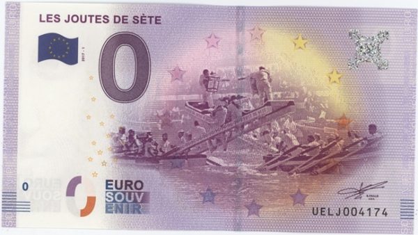 0 Euro Souvenir France Les Joutes de Sète 2017-1 Neuf