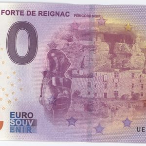0 Euro Souvenir France Maison Forte de Reignac Périgord Noir 2022-2 Neuf
