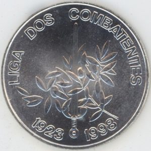 Portugal 1000 Escudos 1998 Ligue des combattants (vz) en argent