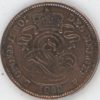 Belgique 2 Centimes 1909 FR. Léopold II (ss) – Image 2