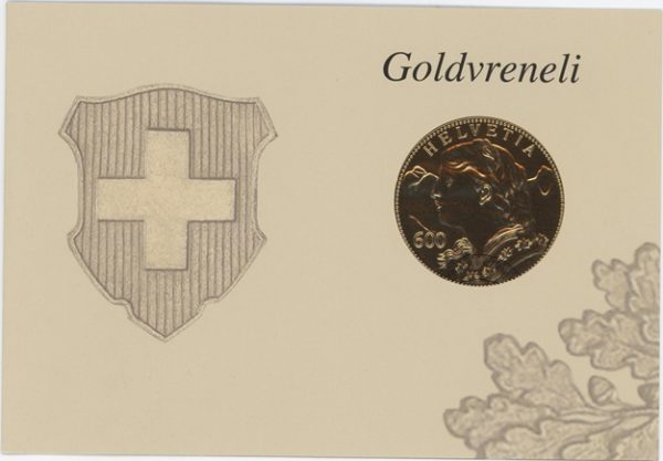 Timbres Carnet avec timbre Goldvreneli oblitéré du premier jour – Image 2