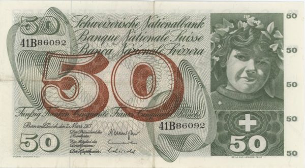 50 Francs 1973 (Cueillette des Pommes)