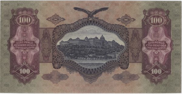 Hongrie 100 Pengö 1930 – Image 2