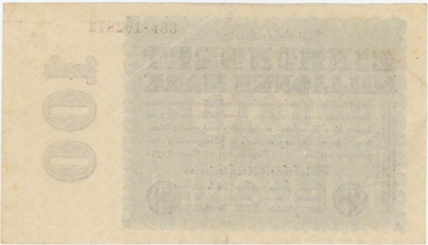 Germany Reichsbanknote 100 Millionen Mark 1923 – Image 2