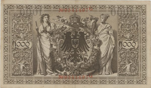 Germany Reichsbanknote 1000 Mark 1910 – Image 2