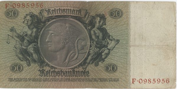 Germany 50 Reichsmark 1933 – Image 2