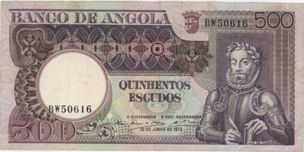 Angola 500 Escudos 1973