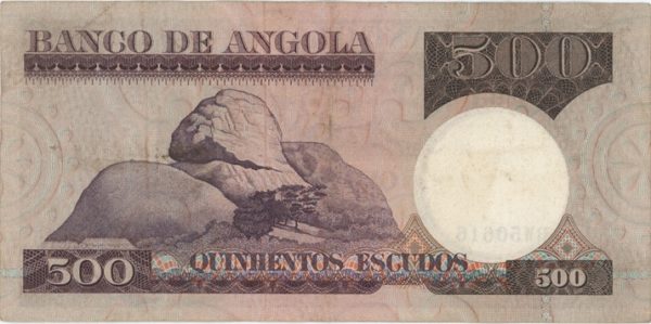 Angola 500 Escudos 1973 – Image 2