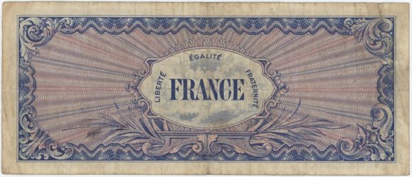 France 100 Francs 1944 Trésor – Image 2