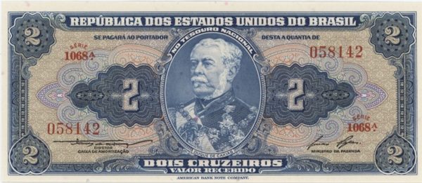 Brésil 2 Cruzeiros ND (1954-58)