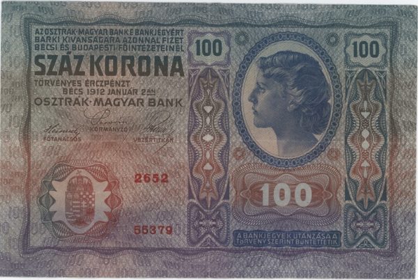 Autriche Banque Austro-Hongroise 100 Kronen 1912