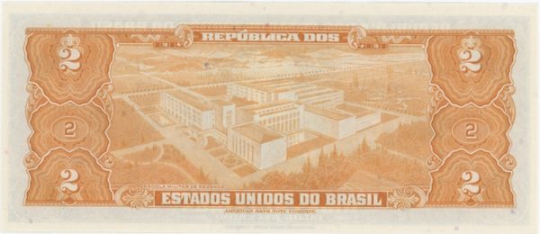 Brésil 2 Cruzeiros ND (1954-58) – Image 2