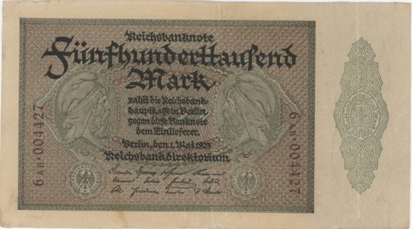 Germany Reichsbanknote 500 000 Mark 1923
