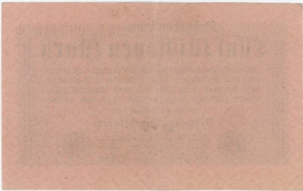 Germany Reichsbanknote 5 Millionen Mark 1923 – Image 2