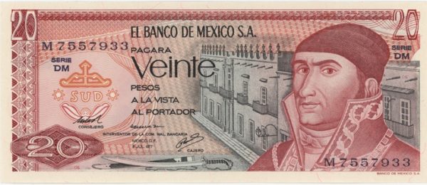 Mexico 20 Pesos 1977 Neuf