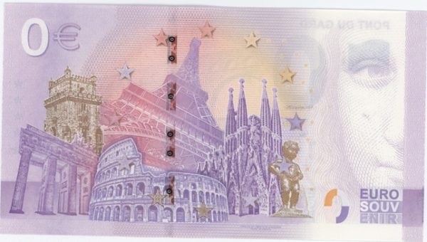 0 Euro Souvenir France Pont Du Gard 2022-2 Neuf – Image 2