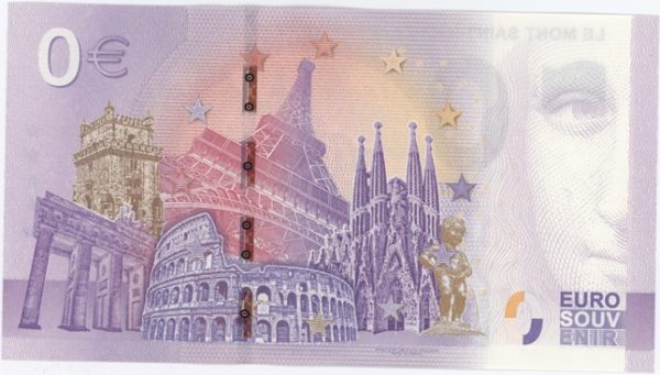 0 Euro Souvenir France Mont Saint-Michel 2021-1 Neuf – Image 2