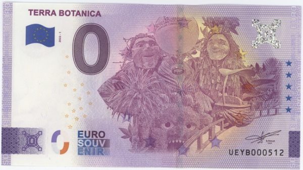 0 Euro Souvenir France Terra Botanica 2022-1 Neuf