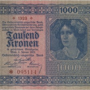 Autriche 1000 Kronen 1922