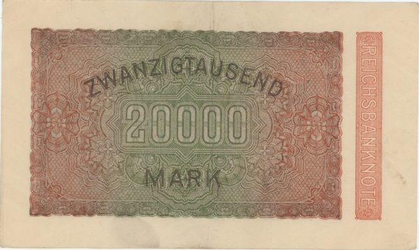 Germany Reichsbanknote 20000 Mark 1923 – Image 2