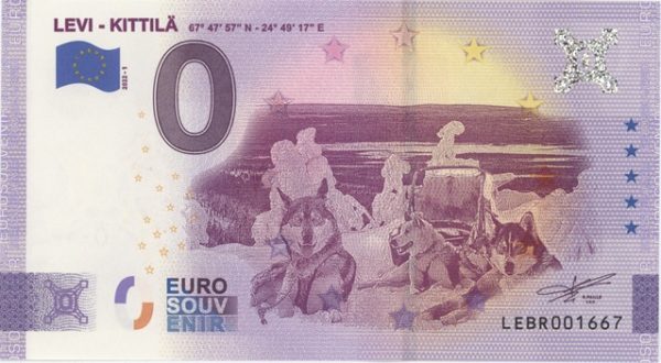 0 Euro Souvenir Finlande Levi - Kittilä 2022-1 Neuf