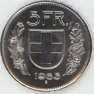 5 Francs 1965 (vz+)