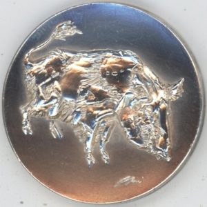 Médaille Hans Erni 1969 Parc naturel animalier Langenberg (vz unz) en argent