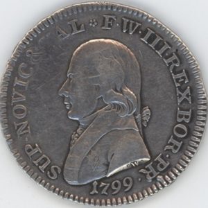 Neuchâtel 21 Batzen 1799 Friedrich Wilhelm III (ss-) en argent